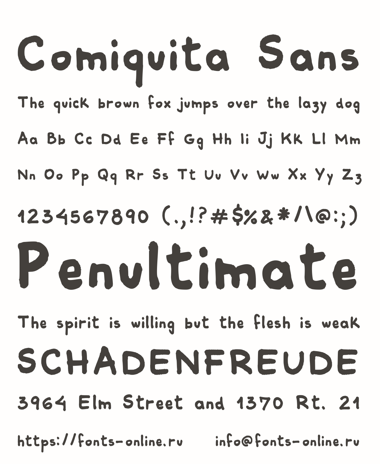 Comiquita Sans Free Font Download